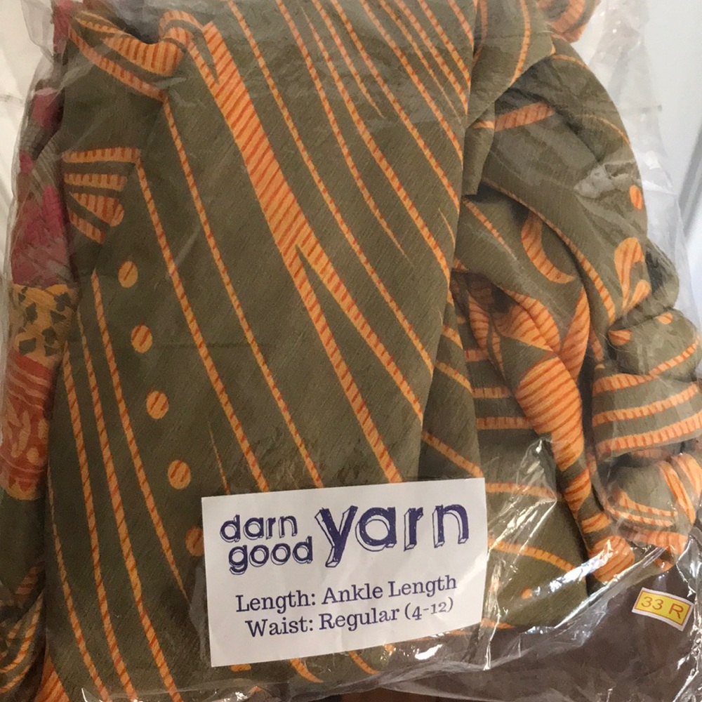 New Darn Good Yarn Ankle Length Sari skirt